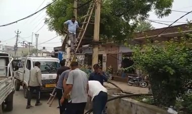 केबल फाल्ट से उपकरण फुंके