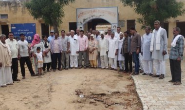 शहीद राजकुमार राउमावि भैंसली में विज्ञान संकाय खुलवाने पर विधायक कृष्णा पुनिया का ग्रामीणों ने जताया आभार