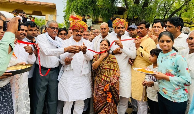 मंत्री जूली ने किया अम्बेडकर भवन का शिलान्यास