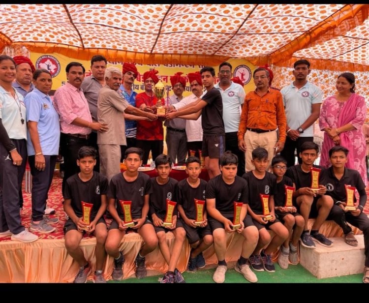 राज्यस्तरीय बॉल बैडमिंटन में चूरू को दोहरे खिताब