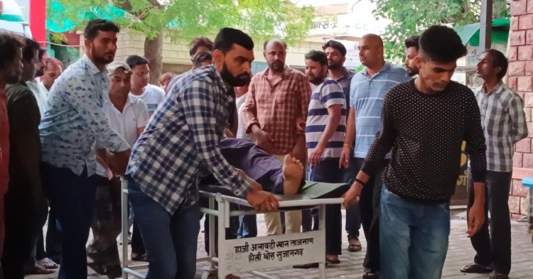 बाईक की भीड़ंत में दो घायल