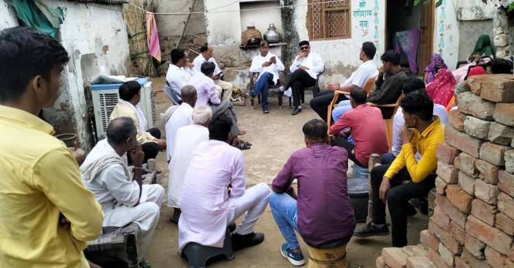 मेवात विकास बोर्ड अध्यक्ष जुबेर खान ने किया महंगाई राहत कैम्प का निरीक्षण