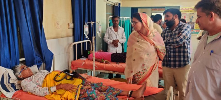 उद्योग मंत्री ने सीएचसी का निरीक्षण कर आमजन को बेहतर स्वास्थ्य सुविधाएं प्रदान करने के दिए निर्देश