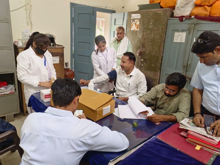 आयुष्मान भारत के अंतर्गत विभिन्न विभागों में हुई स्क्रीनिंग, बनाई आभा आईडी आभा आईडी से मिल सकेगी पूरी मेडिकल हिस्ट्री
