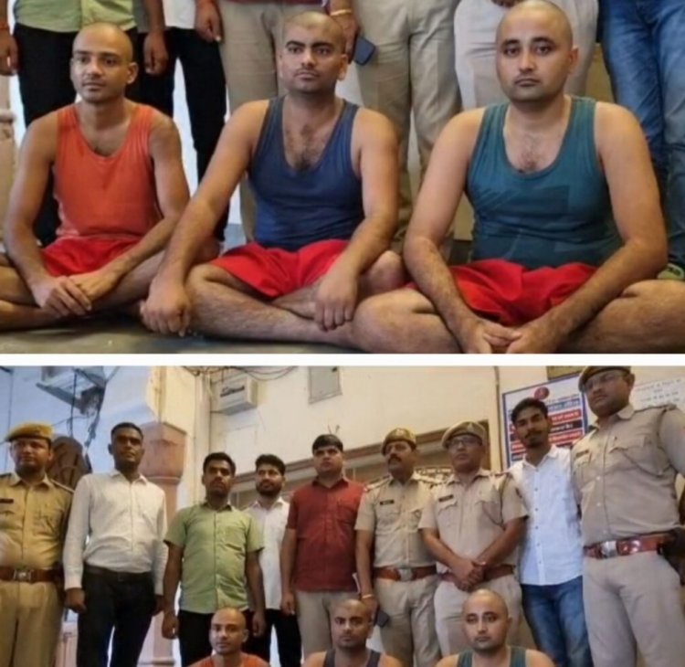 राजू ठेठ हत्या के मुख्य आरोपी वह रोहित गोदारा गैंग के तीन मुख्य हार्डकोर गुर्गों को पुलिस ने किया गिरफ्तार