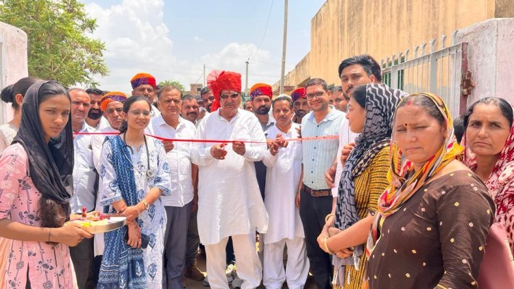 विधायक नरेन्द बुड़ानिया ने विभिन्न विकास कार्यों के उद्धघाटन किया, जनसुनवाई की