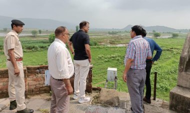 जिला कलक्टर ने किया जयसमन्द नहर का अवलोकन  नहर पर अतिक्रमण एवं अवरोधों को यथाशीघ्र हटवाने के दिए निर्देश