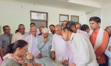 विधायक कृष्णा पूनिया ने विधायक निवास पर की जनसुनवाई