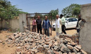 हराचारा बुआई परिसर की दिवार व गेट तोड़ने का विरोध, गौशाला समिति पदाधिकारियों ने सभी आरोप बताएं बेबुनियाद