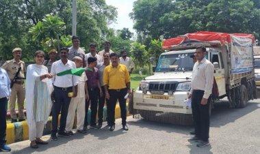 ईवीएम / वीवी पैट की कार्यप्रणाली की जानकारी प्रदान करने हेतु मतदाता जागरूकता रथ किया रवाना 