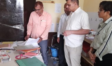 जिला क्षय रोग अधिकारी डॉ विशाल सिंह ने किया चिकित्सा संस्थानों का निरीक्षण