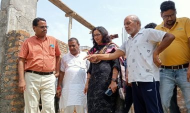 राजलदेसर में अवैध निर्माण कार्यों की लगातार शिकायत को देखते हुए उपखंड अधिकारी ने किया मौका मुआयना