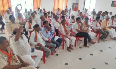 पीएम की सीकर में आयोजित सभा को लेकर भाजपा मंडल कांवट की मीटिंग आयोजित   मीटिंग में कार्यक्रताओं को दी व्यवस्थाओं की जिम्मेदारी 