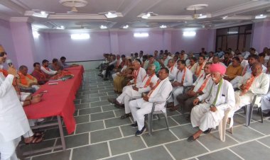 1 अगस्त को जयपुर में होने वाले सचिवालय घेराव को लेकर भाजपा कार्यकर्ताओं की बैठक