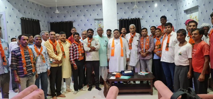 भाजपा कालाडेरा मण्डल के कार्यकर्ताओ की मीटिंग का हुआ आयोजन