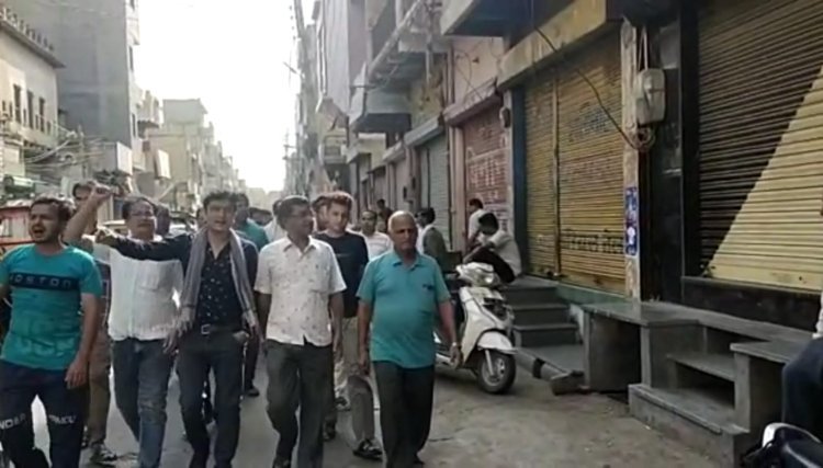 श्रीडूंगरगढ़ नाबालिग के प्रकरण में बाजार बंद रहा सफल, शांति व्यवस्था के लिए जगह जगह पुलिस जाब्ता रहा तैनात