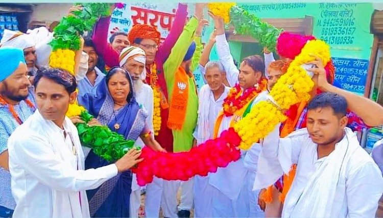 भाजपा अल्पसंख्यक मोर्चा राजस्थान प्रदेशाध्यक्ष हमीद खॉन मेवाती का अलवर प्रवास के दौरान किया भव्य स्वागत