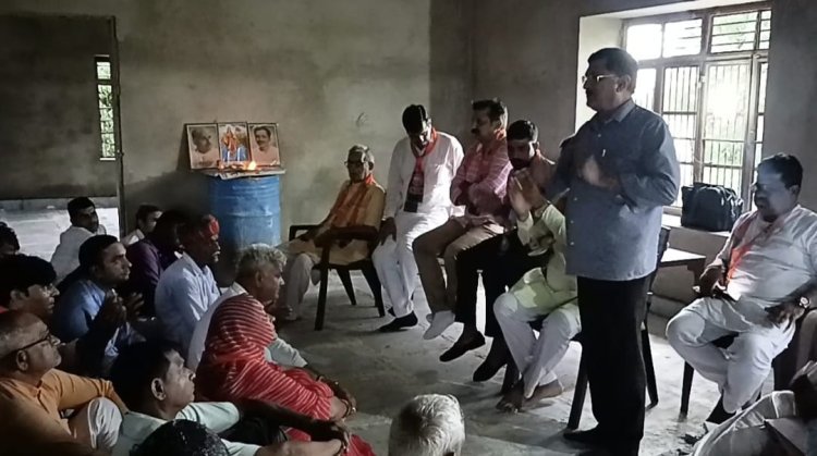 भाजपा कार्यकर्ताओं की कार्यशाला का हुआ आयोजन,1 अगस्त को महाघेराव अधिक से अधिक संख्या में पहुंचने का किया आह्वान
