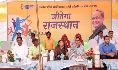 उद्योग मंत्री ने किया बानसूर में राजीव गाँधी शहरी ओलंपिक खेल का शुभारम्भ