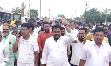 जलिन्द्री को शाहपुरा जिले में मिलाने का विरोध,रैली निकाल कर सौंपा ज्ञापन