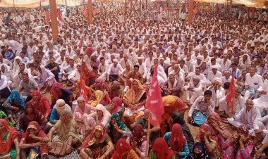 किसान एकता रैली में किसानों का उमड़ा सैलाब  मंच से गरजे किसान नेता सरकार पर जमकर बरसे