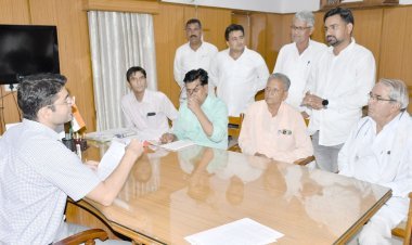 राजस्थान सरपंच संघ ने  जिला कलक्टर को दिया ज्ञापन