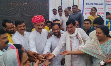 नगर निगम अलवर में करीब 39 करोड रूपये के विकास कार्य का किया शिलान्यास व लोकार्पण