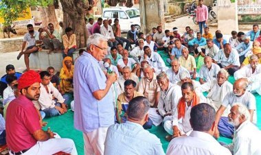 किसानों की अनदेखी के कारण ही कांग्रेस का तिरस्कार हो रहा है - डॉ.जसवंत सिंह यादव
