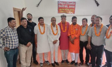 अमित शर्मा बने जिला टेनिस बॉल क्रिकेट संघ के जिला अध्यक्ष