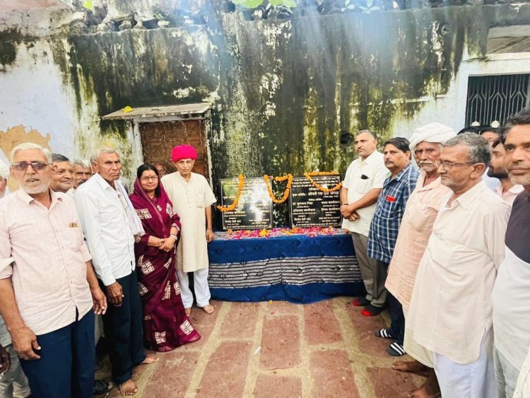 जिला प्रमुख रमा चोपड़ा रही विराटनगर विधानसभा क्षेत्र के दौरे पर, किया लोकार्पण 