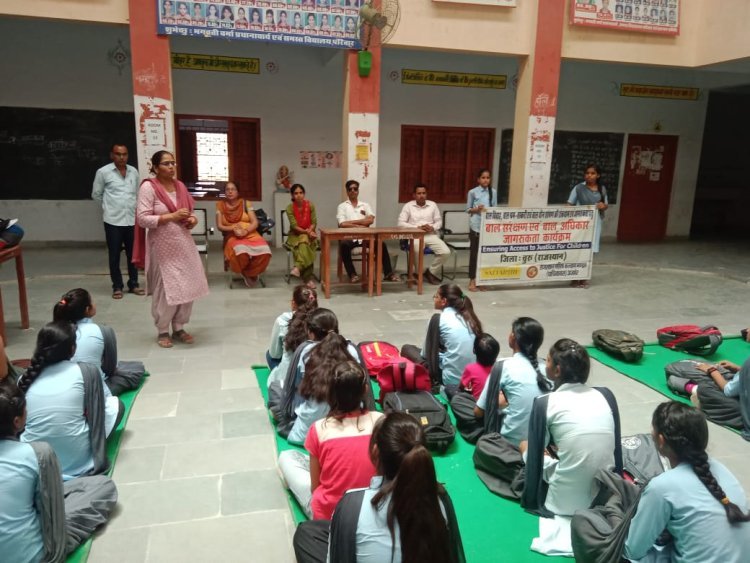 बाल विवाह है मुक्त पर जागरूकता कार्यक्रम