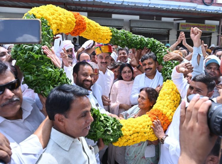भंवर जितेंद्र सिंह का किया स्वागत