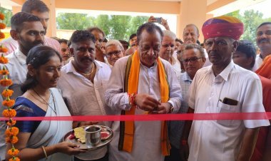 मणिहारी में सामुदायिक स्वास्थ्य केंद्र का उद्घाटन: आमजन को मिलेंगी बेहतर चिकित्सा सुविधाएं - पशुपालन मंत्री जोराराम कुमावत