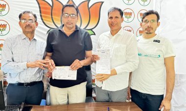 झाझडिया ने की भाजपा की सक्रिय सदस्यता ग्रहण 