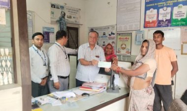 प्रधानमंत्री जीवन ज्योति बीमा योजना से फुलेरा के गरीब परिवार को मिली आर्थिक सहायता