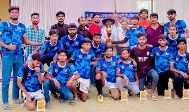 फुटबॉल प्रतियोगिता में तोदी महाविद्यालय रही उपविजेता