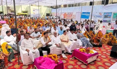 जनजातीय गौरव दिवस समारोह का  जिला स्तरीय समारोह जमवारामगढ़ में हुआ आयोजित 