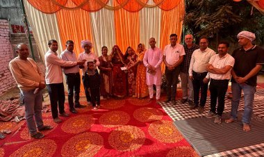 अच्छी पहल: मृत्युभोज त्यागा, 2 लाख की लागत से बनाया विद्यालय प्रवेश द्वार 