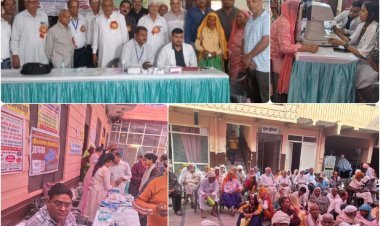 निशुल्क चिकित्सा शिविर: 500 मरीजों की जांच, 22 मोतियाबिंद ऑपरेशन के लिए चयनित  