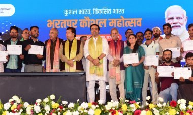 भरतपुर कौशल महोत्सव: 2,400 युवाओं को रोजगार, 20,000 नौकरियों के अवसर