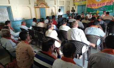 भाजपा संगठन पर्व को लेकर कार्यशाला आयोजित