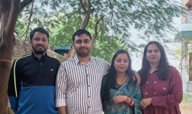 नवविवाहित जोड़े ने वृक्षारोपण कर दिया पर्यावरण संरक्षण का संदेश  