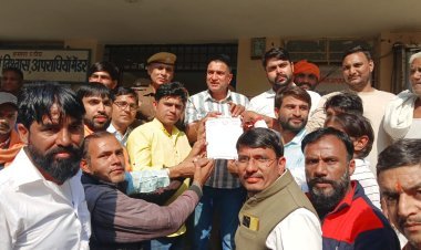 गौवंश हत्या पर आक्रोश, गौ सेवकों और ग्रामीणों ने थाने में दिया ज्ञापन  