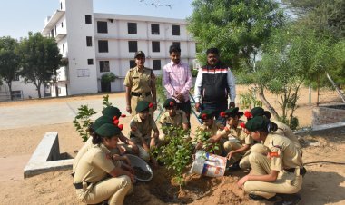 राजस्थान विद्यालय में मनाया एनसीसी डे