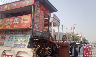 नगर निगम ग्रेटर की कार्रवाई: 17 हजार रुपए कैरिंग चार्ज वसूला, 4 केन्टर सामान जब्त