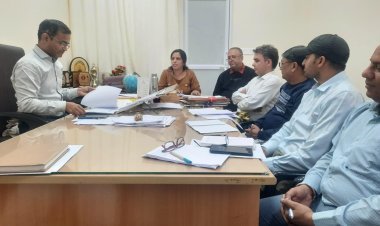 मुख्य चिकित्सा एवं स्वास्थ्य अधिकारी की अध्यक्षता में बैठक की आयोजित