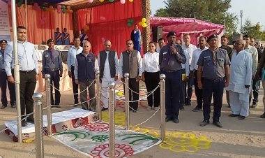 जिलास्तरीय स्काउट गाइड डायमंड मिनी जंबूरी का कलेक्टर ने किया शुभारंभ