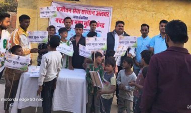 कच्ची बस्ती में नशा मुक्ति अभियान चलाकर किया जनता को जागरूक