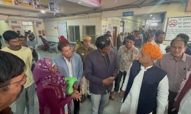 केंद्रीय मंत्री भागीरथ चौधरी ने अस्पताल निरीक्षण में पाई लापरवाही, दिए सख्त निर्देश 