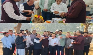 गरीब, असहाय, जरूरतमंद लोगो की सेवा ही परमार्थ कार्य है-सीएमएचओ डॉ. शर्मा